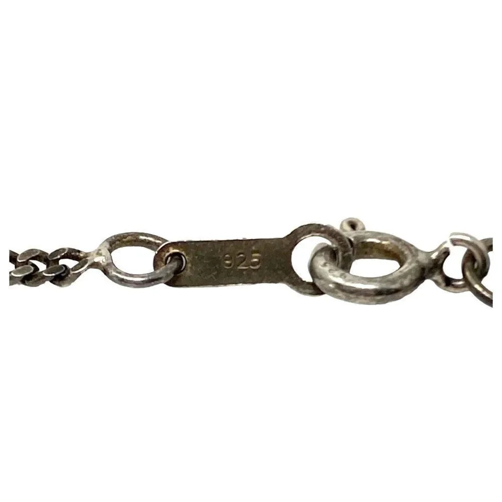 Gucci 925 Silver Bar Plate Necklace - Picture 5 of 7